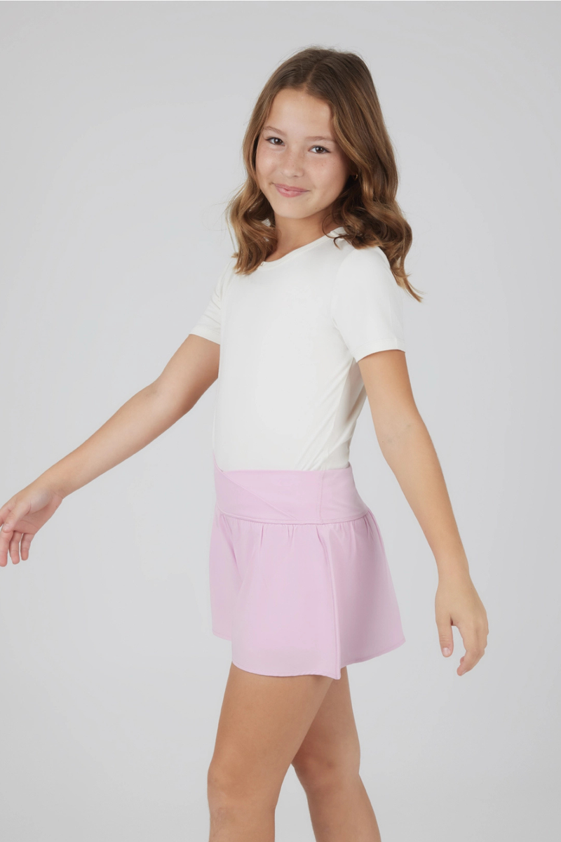 Girls Crossover Short with Liner