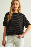 Cammy Stripe Linen Top