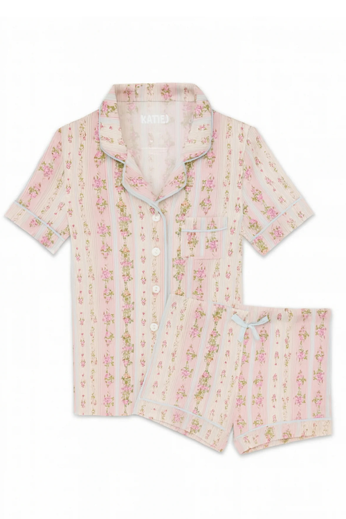 Katie J NYC Juniors Lynn PJ Set in Shabby Floral