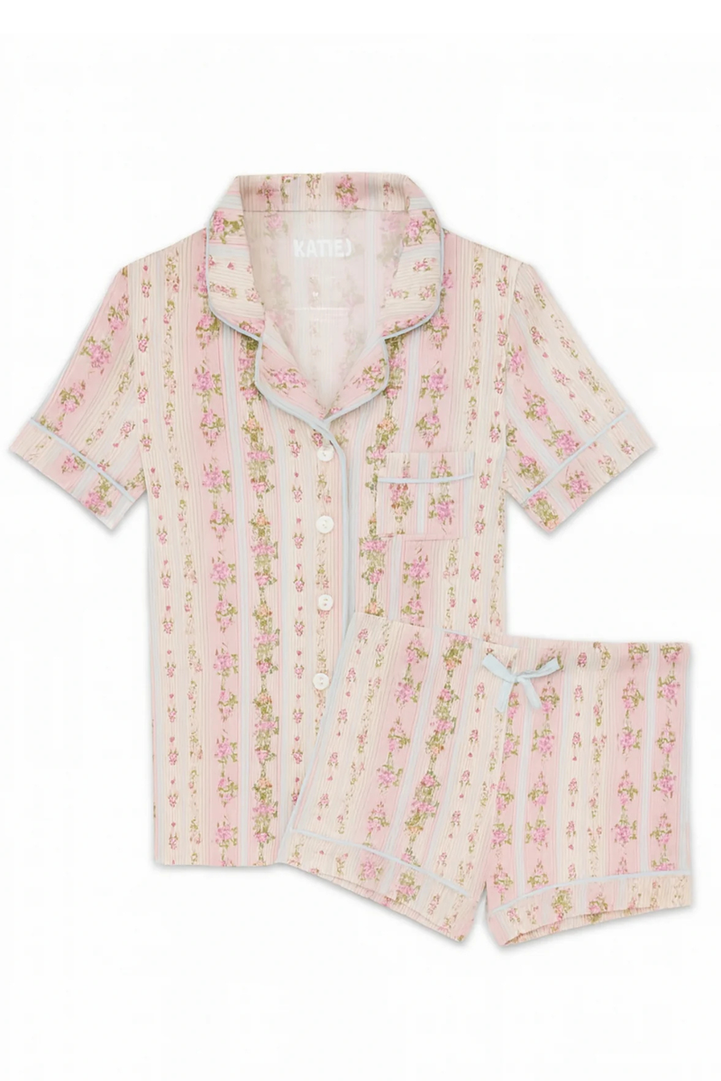 Katie J NYC Juniors Lynn PJ Set in Shabby Floral