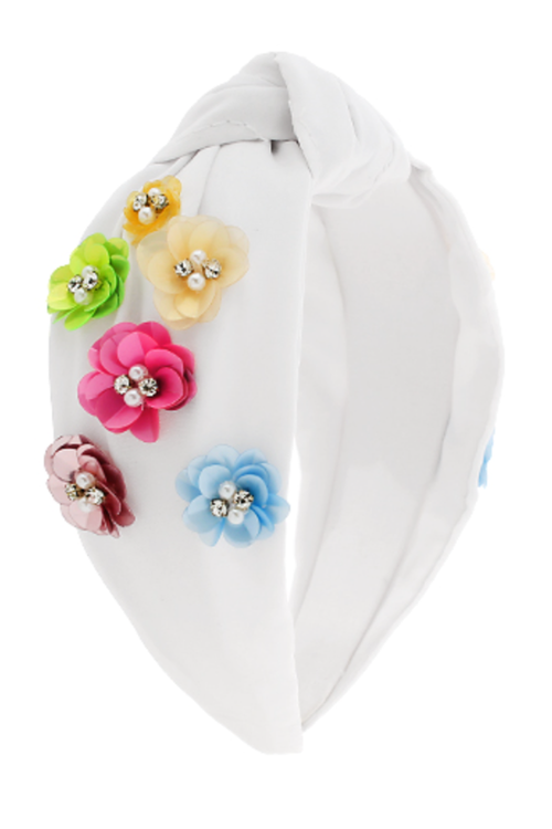 Flower and Pearl Headband