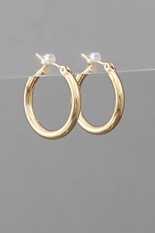 14k Gold Dipped Hoops
