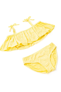 Butter Yellow Girls Two Piece Swimsuit by Shade Critters