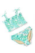 Mint Rose Girls 2Pc Swimsuit by Shade Critters