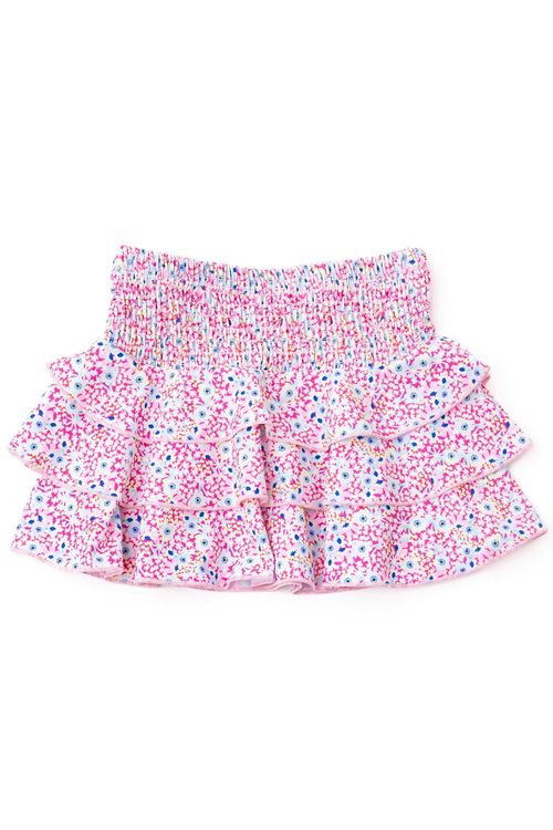 Floral Ditsy Girls Ruffle Swim Skirt by Shade Critters