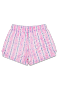 Floral Stripes Plush Shorts by iScream