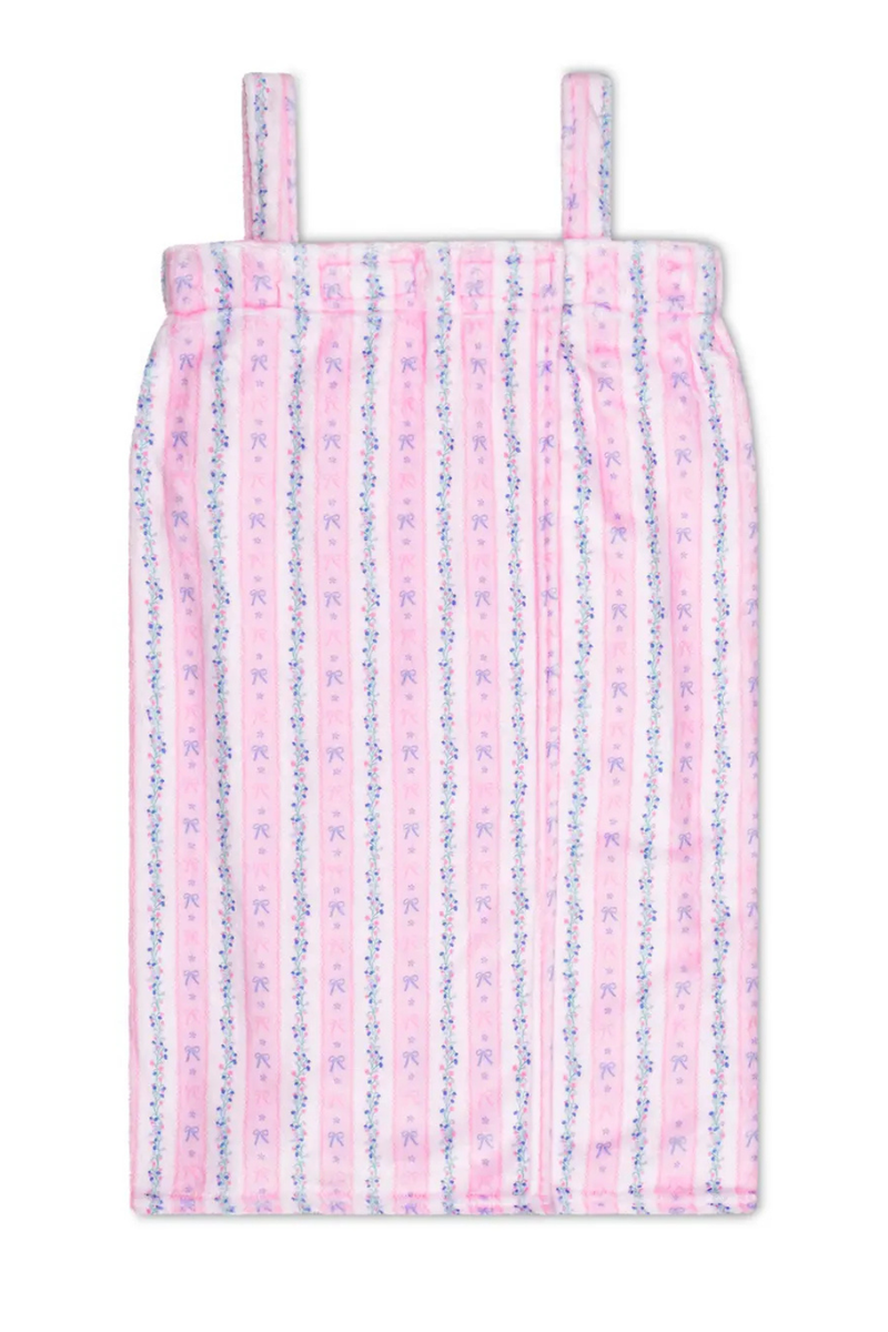 Floral Stripes Spa Wrap by iScream