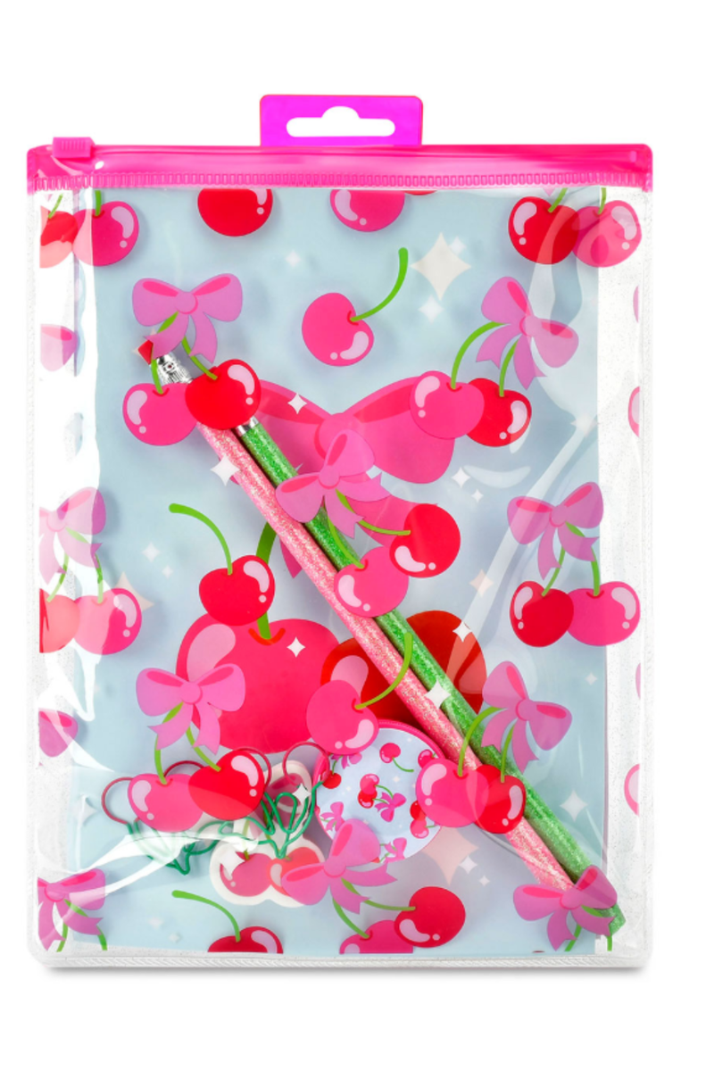 Cheerful Cherries Stationery Set by IScream