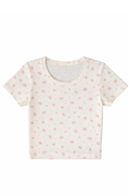 Juniors Livi Tee in Cutesy Rose by Katie J NYC