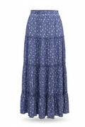 Juniors Poppy Skirt in Blue Blossom by Katie J NYC