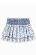Juniors Dominique Skort in Blue Toile by Katie J NYC