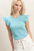 Kloe Flutter Sleeve Top