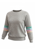Candy Stripe Crewneck by Ocean Drive