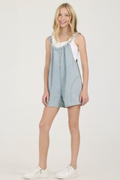 Light Denim Romper by Vintage Havana