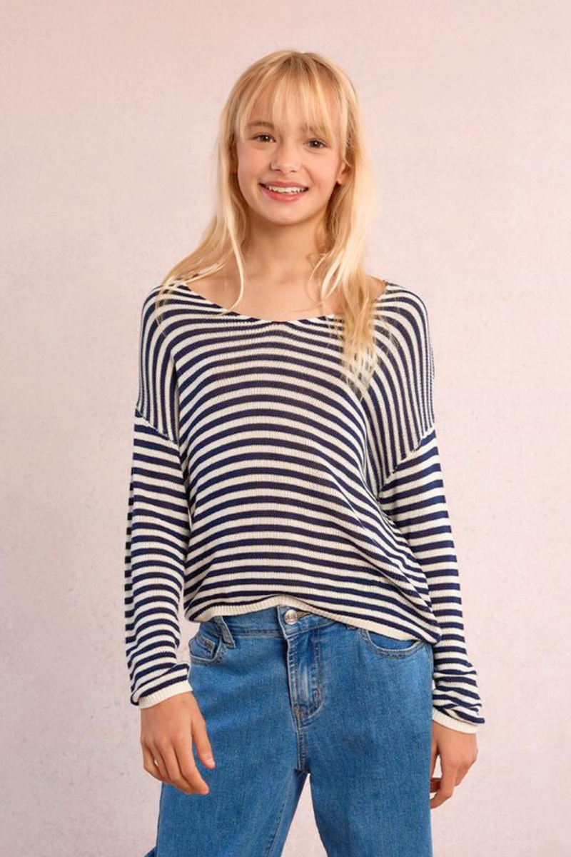 Seaside Stripe Top by Molly Bracken