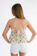 Felicity Flowy Back Tie Top