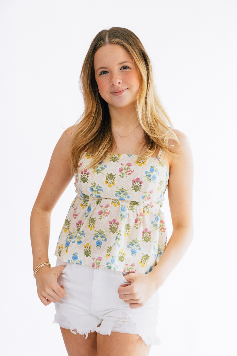 Felicity Flowy Back Tie Top