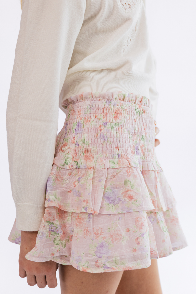 Girls Cotton Gauze Skirt by Peach Love California