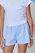 Bayside Blue/White Soft Shorts by Design History