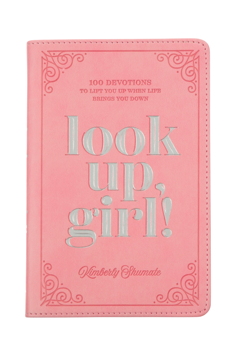 Look Up, Girl Faux Leather Devotional