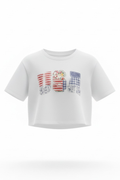 Girls USA Patchwork Applique Top by Peach Love California
