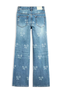 Katie J Girls Chicago Bow Print Jeans