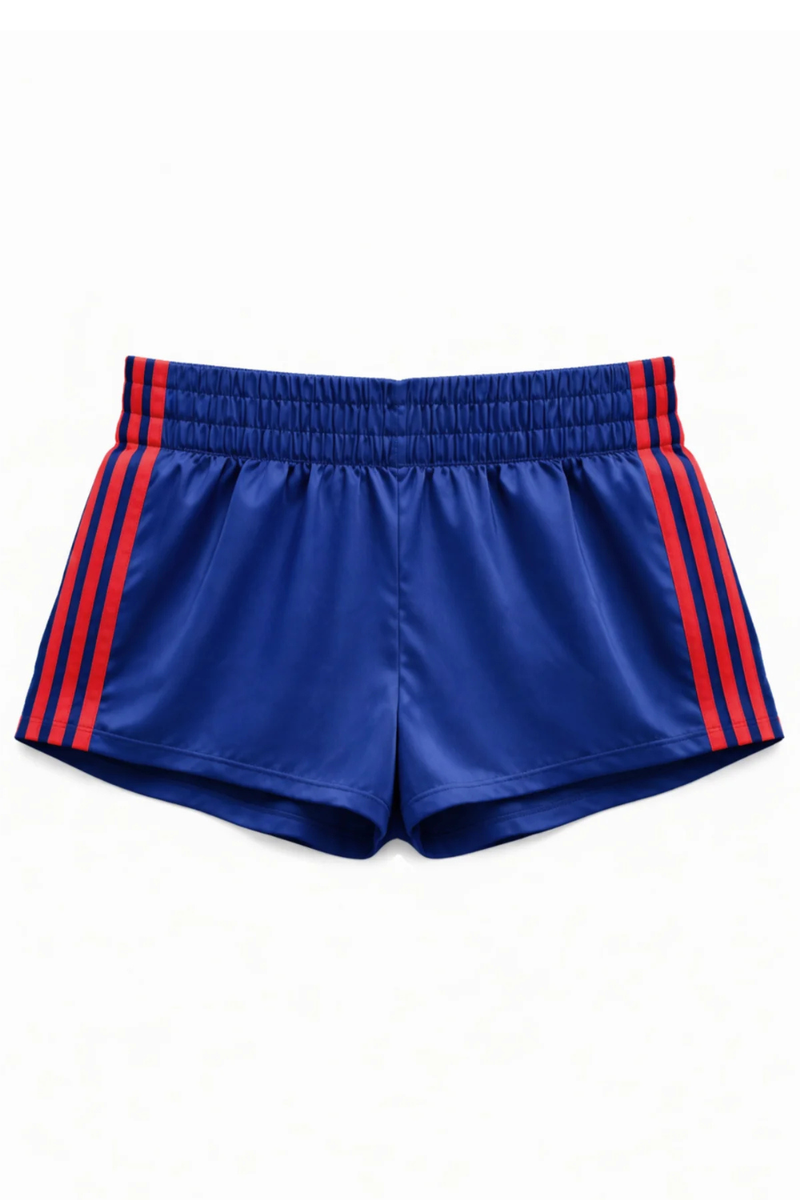 Katie J NYC Girls Jordyn Shorts in Red/Blue