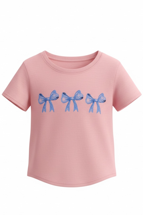 Girls Bow Tee by Prince Peter