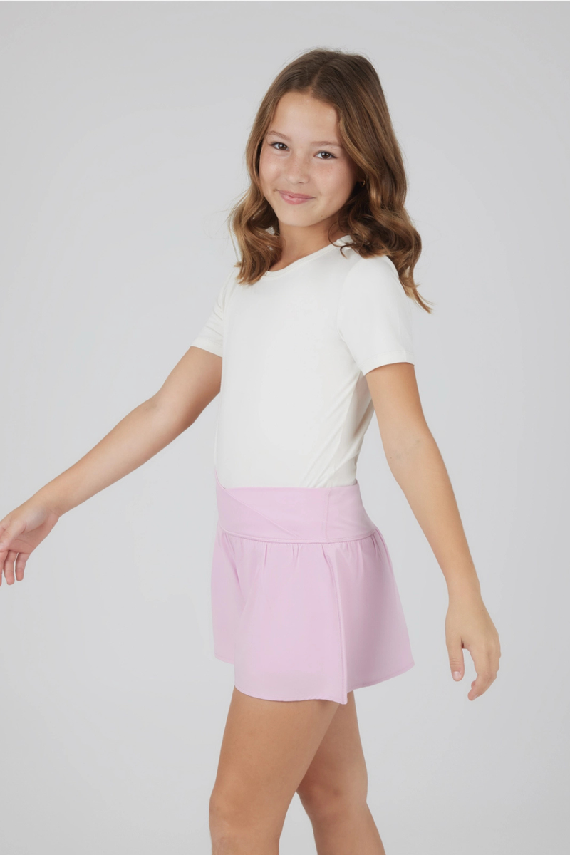 Girls Crossover Short with Liner