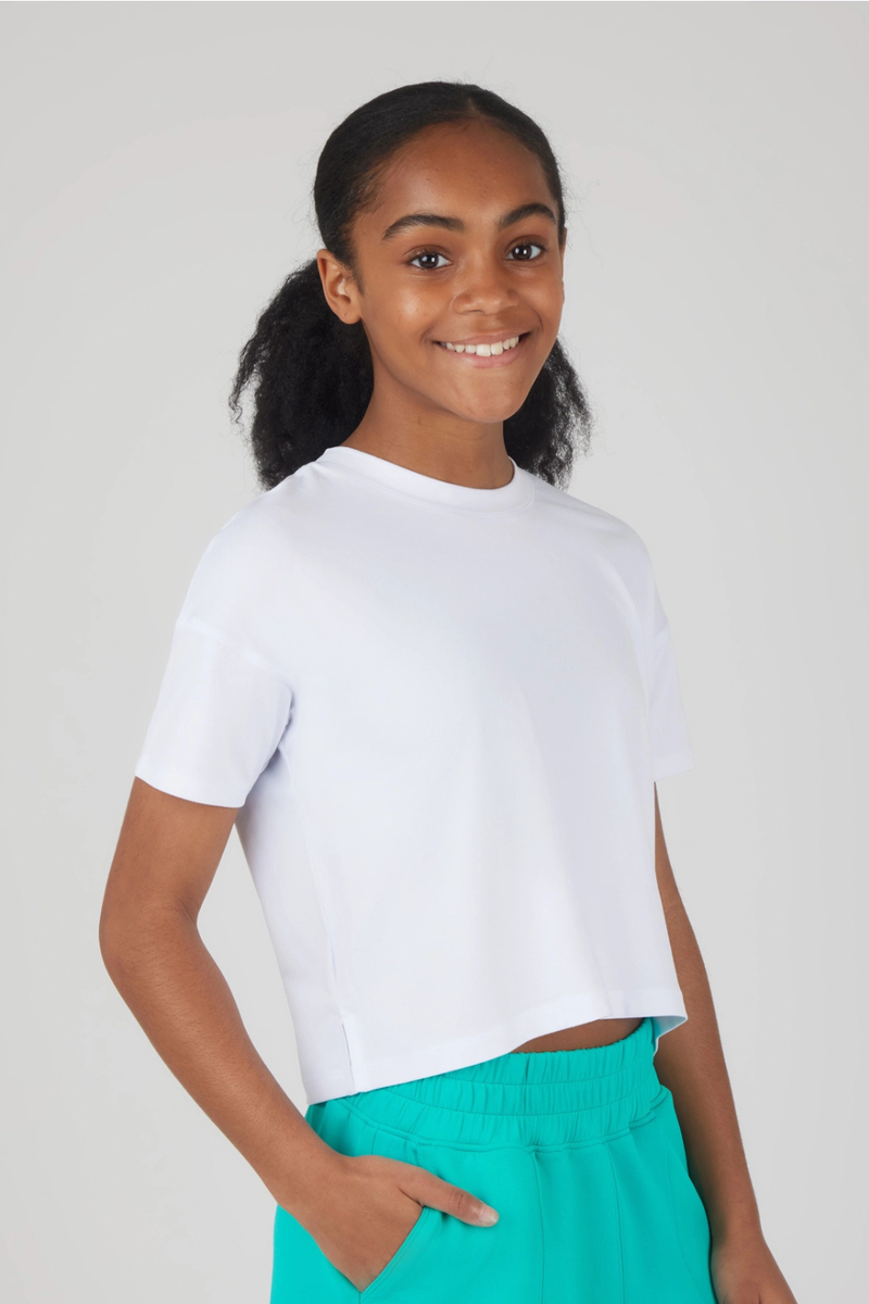 Girls Super Soft Active Boxy Top