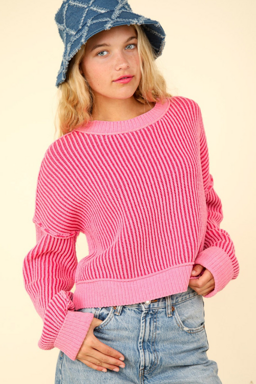 Myra Two Toned Sweater