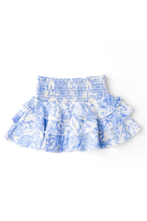 Tropical Blues Tween Cover Up Skirt