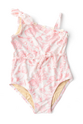 Seaside Toile Tween One Piece Swimsuit