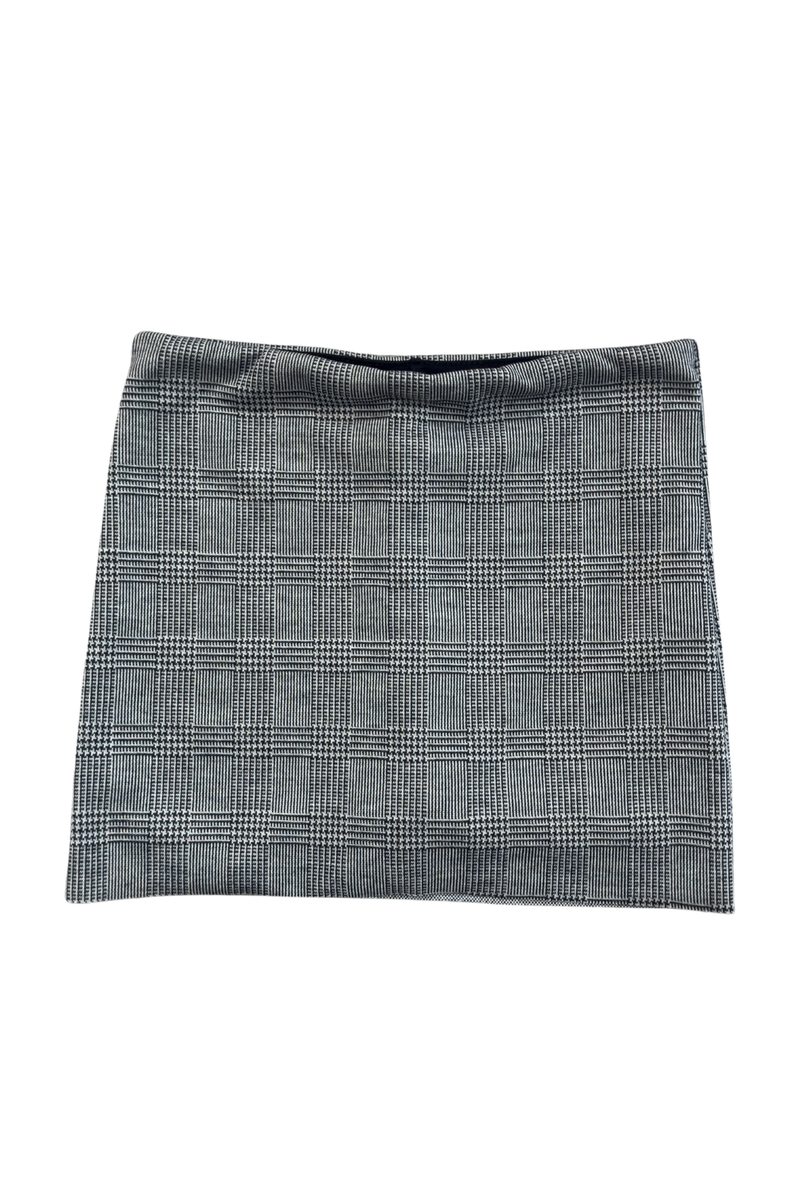 The Rachel Skort in Black and Grey Checkered  by Cheryl Creations