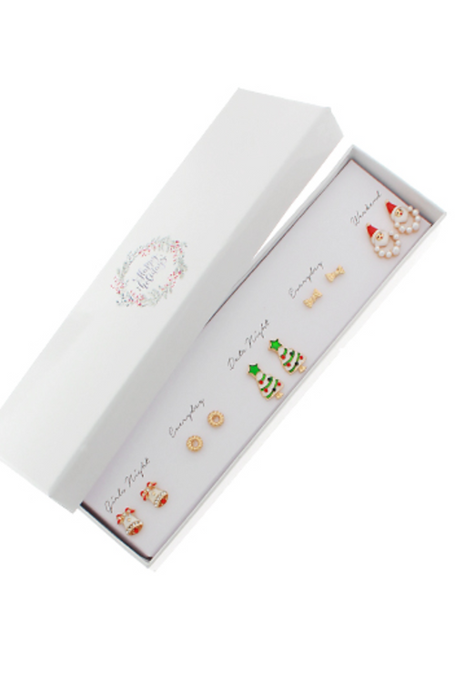 Christmas Stud Earring Box Set