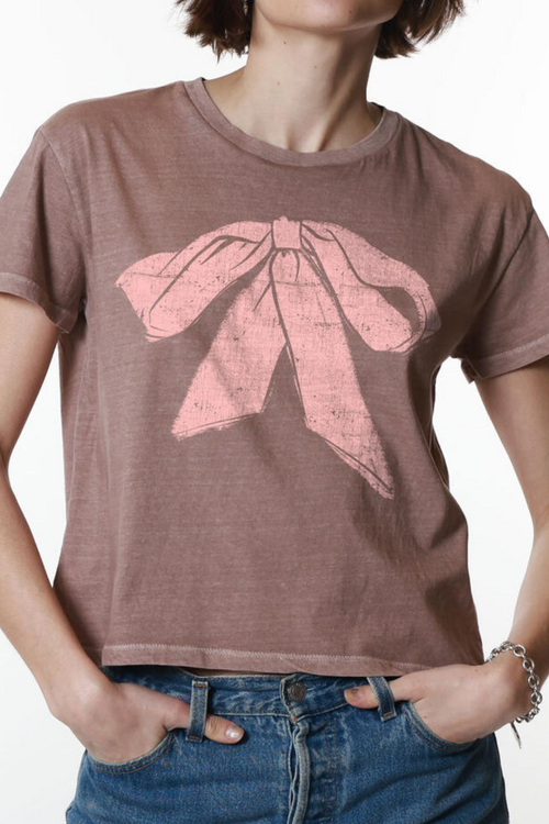 Coquette Bow Tee by Girl Dangerous