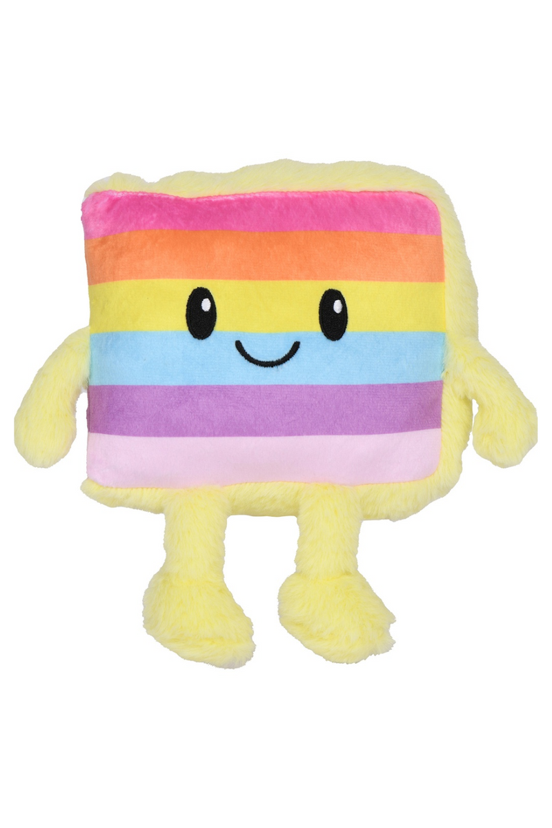 Rainbow Cake Slice Mini Plush