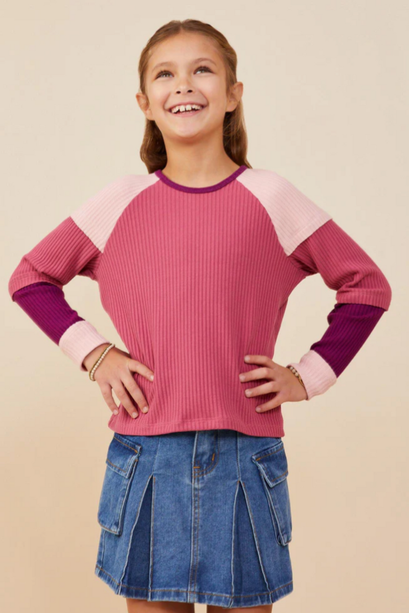 Haylee Color Block Top