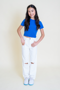 Katie J Tween Montana White Denim