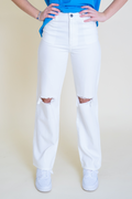 Katie J Juniors Montana White Denim