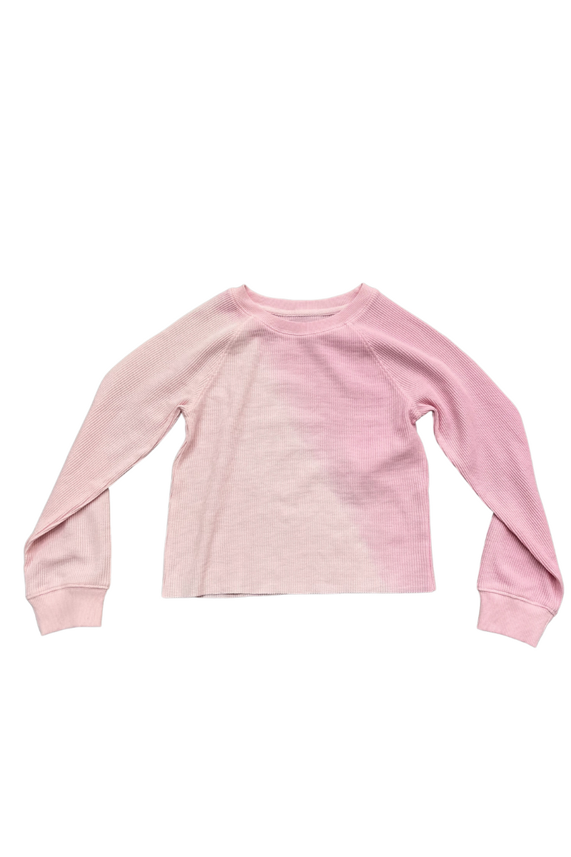 DIP DYE Waffle Sweatshirt by Paper Flower