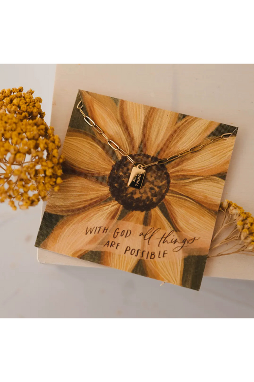 All Things Mini Tag Necklace