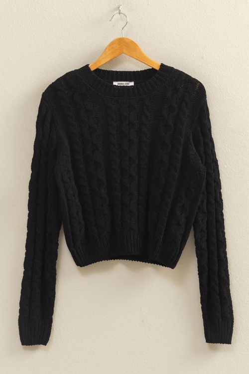 Maddie Slouchy Cable Knit Sweater