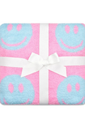 Made You Smile Cozy Knit Blanket