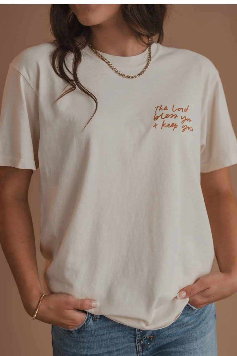 The Blessing Tee in Ivory