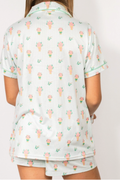 Girls Love Blooms Here Shorts Sleep Set