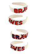 Braves Beaded Headband