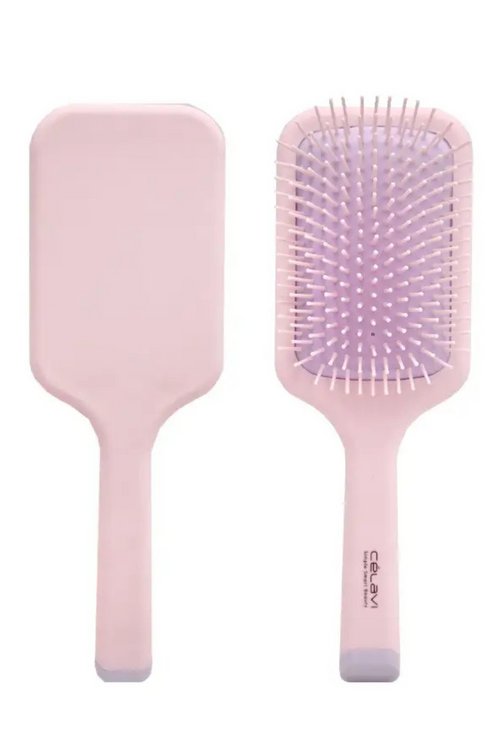 Pure Shimmer Pink Paddle Hair Brush