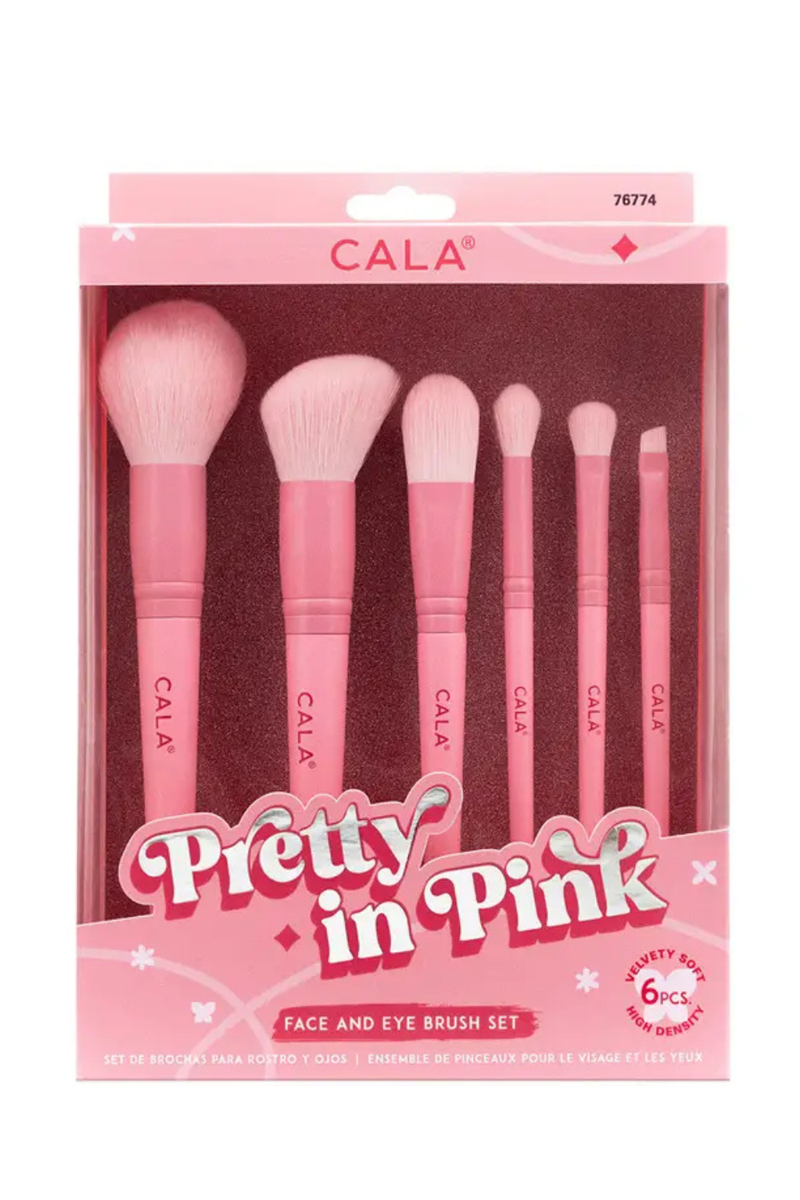 Pretty in Pink Face & Eye Brush Set