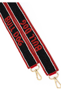 UGA Theme Beaded Crossbody Strap